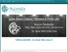 Tablet Screenshot of iacym-pueblolibre.org
